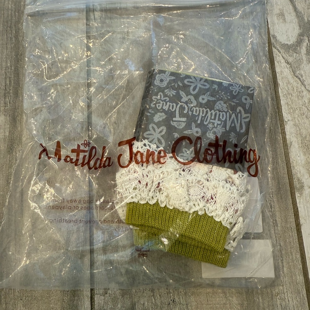 Matilda Jane Green and White Knit Socks